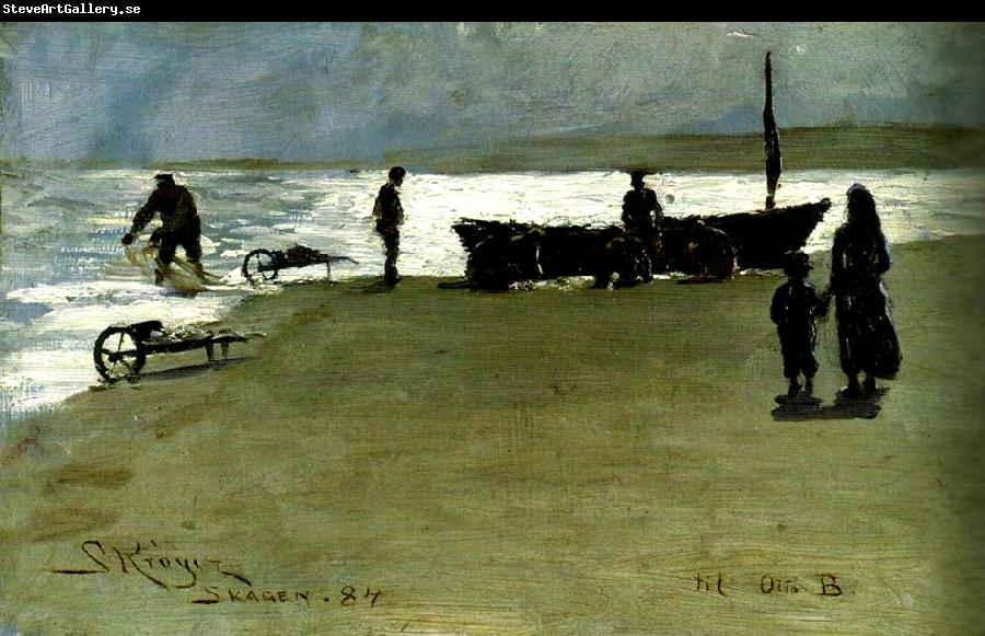 Peter Severin Kroyer fran skagens strand